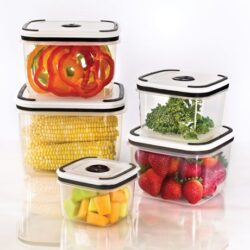 microwave storage containers set of five